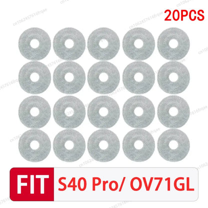 For Xiaomi S40 PRO / OV71GL Robot vacuum cleaner Accessories Main Side Brush Mop Cloth Filter Dust Bag Replacement Spare Parts