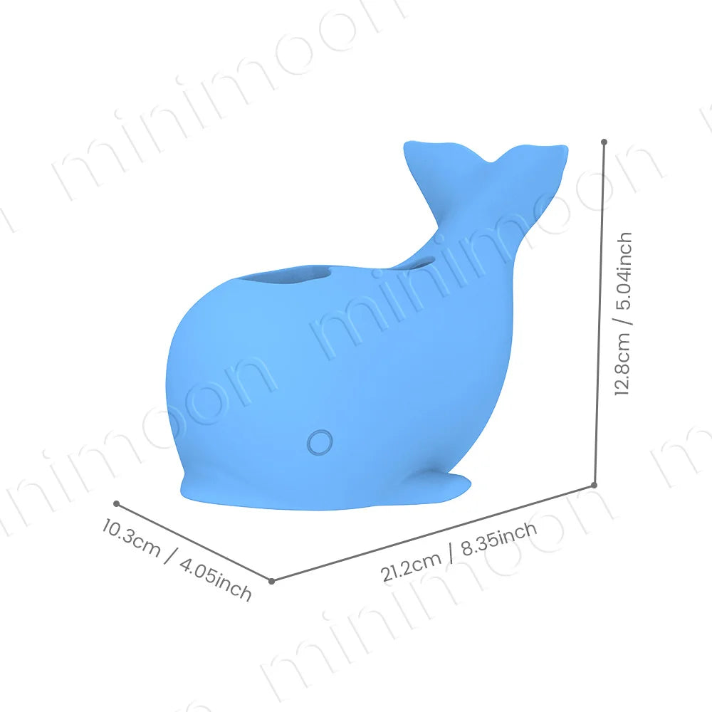 Whale Faucet Cover for Baby Bath Safety, Adjustable Strap with BPA-Free Soft Silicone with , Fun & Protective