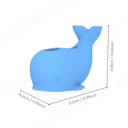 Whale Faucet Cover for Baby Bath Safety, Adjustable Strap with BPA-Free Soft Silicone with , Fun & Protective