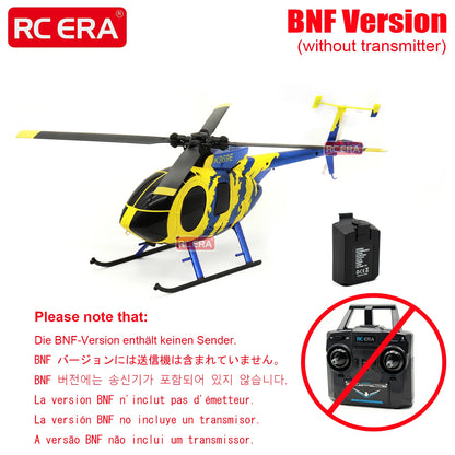 RC ERA C184 Mini MD500 with Optical Flow Sensor Scale Micro RC Helicopters for Adults Beginner Remote Control Hobby Toys Gift