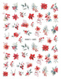 3d Nail Art Decals Spring Booming Violets Lavenders Purple Blue Pink Flowers Butterflys Stickers Decoration For Nail Tips Beauty
