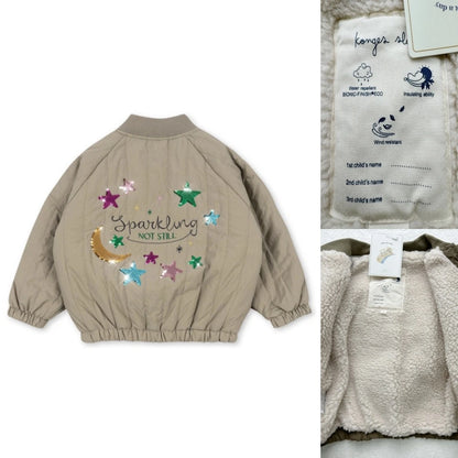 2025 KS Brand Winter Baby Boys Lambswool Jackets Vest Kids Clothes Girls Cherry Jackets Outerwear Coats Flight Suit Jackets 1-9Y