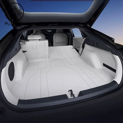 For Xpeng G6 2026 2025 2024 Car Boot Mat Rear Trunk Liner Cargo Protection Leather Trunk Mat Interior Modification Accessories