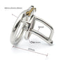 Steel Chastity Cage Sounding Plug Erotic Urethral Lock Penis Ring Cock Cage Male Chastity Device BDSM 18+ Adult Toys For Men.