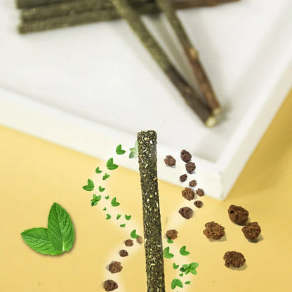 Pet Cat Peppermint Teeth Teeth Teeth Cleaning Bite Stick Teasing Cat Stick Cat Bite Resistant Soothing Snack