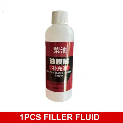 Car Windshield Cleaning Brush Glass Oil Film Remover Front Dashboard Side Window Rearview Mirror Cleaning Agent Water Repellent