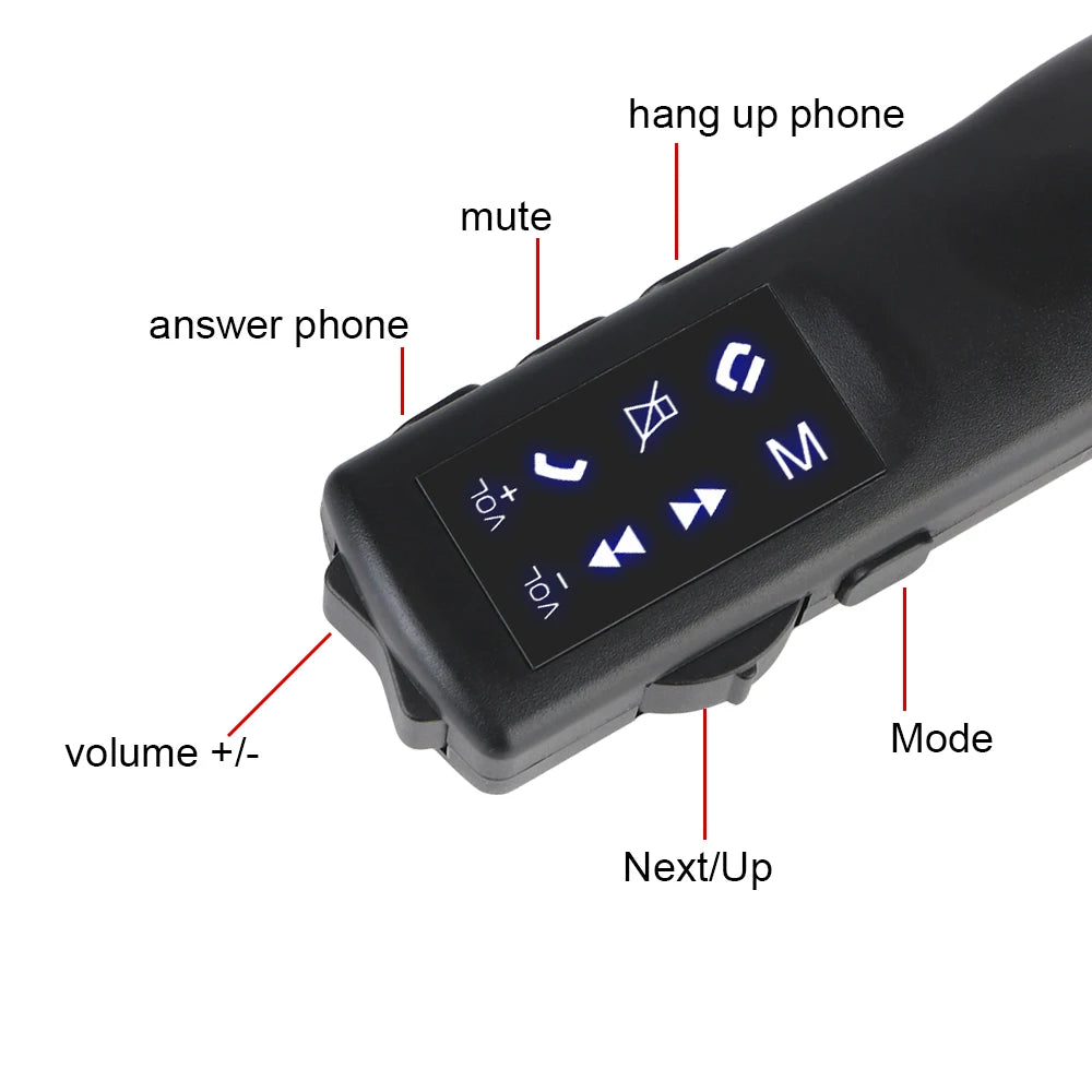 Wireless Control For Music Phone DVD Navigation Car Steering Wheel Buttons Universal 12V 8 Keys Remote Controller