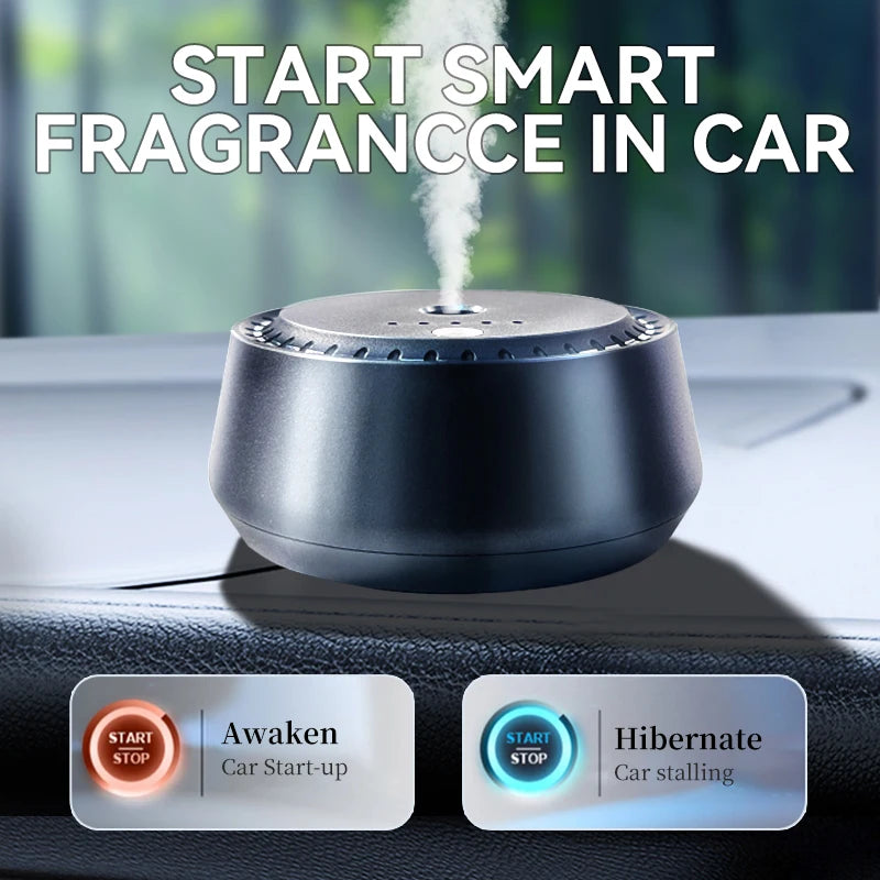 Smart Car Diffuser AI Auto Sensing Start Stop Air Freshener Quick Odor Elimination Long Lasting Fragrance for Car Home Dual Use