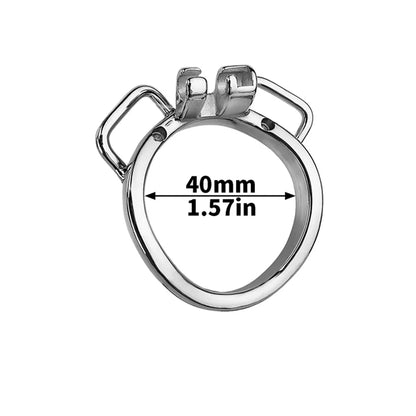 Stainless Steel Chastity Cage Device Penis Rings Bondage Belt Cock CB Lock BDSM Sex Toys for Man Gay Adult Products Accessories