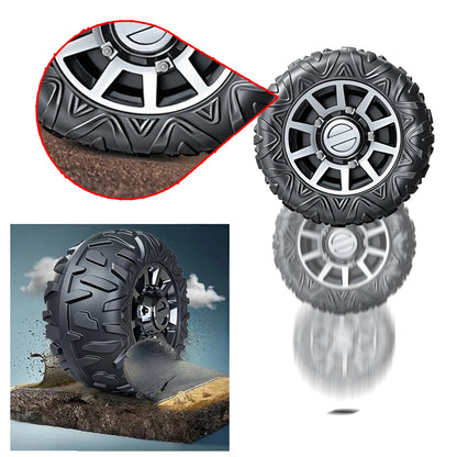 33CM/13'' 25CM/10'' PU Solid Rubber Tire for Children Electric Ride on Toy Car Power Wheels ﻿Alligator Tires Wheels Upgrade Part