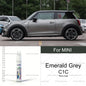 For MINI Black Pepper White lsland Blue Red Gold Green Grey Car Paint Repair Pen Touch Up Scratch Remover DIY Auto Accessories