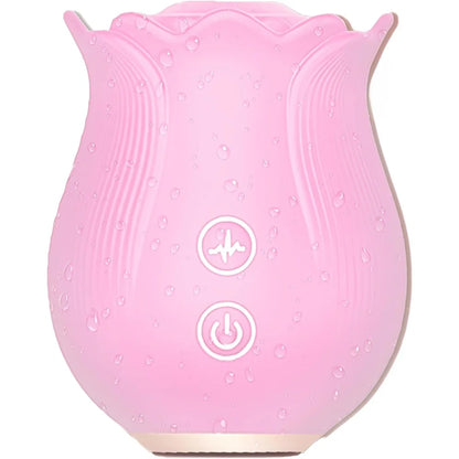 10 Speed Rose Suker Vibrator G-spot Dildo Clitoris Stimulating Sucking Female Sex Toy USB Rechargeable Rose-shaped Mini Massager