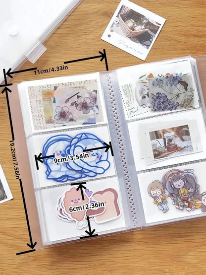 84/120/240 Slot Card Holder Photo Album Business Card Book Star Chasing Business Three Inch Transparent Card Bag