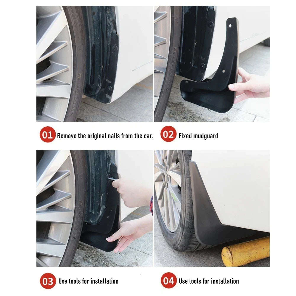 Auto Front And Rear Wheels Fender 2025 For Leapmotor B10 Car Mudguards Protect Accessories Splash-proof Wing Exterior Parts