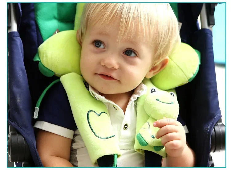 Baby Stroller Seat Belt  Cover Baby Car Seat Belt Cushions Pads Pram Accessories Baby Neck Pad Protector