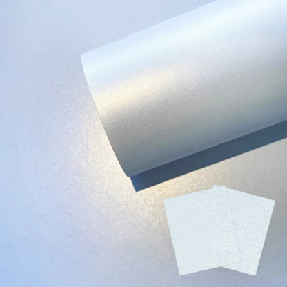 A4 20/50Pcs Double Sided Ice White Pearl Paper 120/160/200/250/300G Thick Paper Laser Printing For Making Business Invitation