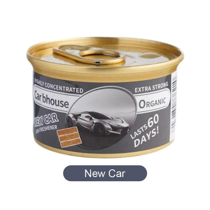 Car Flavoring Car Air Fresheners Perfume Canned Wood Blocks Coffee Flavor Long-Lasting Auto Aromatherapy Car Deodorant Supplies