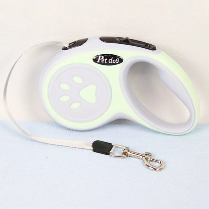 3M/5M Automatic Retractable Dog Leash ABS and Nylon Material Anti-Slip Handle for Puppy Small Medium Dogs Cat Outdoor Walking