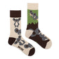1 Pair Man Women Sock Original AB Tide Socks Colorful Cat Dog Koala Cow Cotton Socks Four Seasons Unisex Socks for Birthday Gift