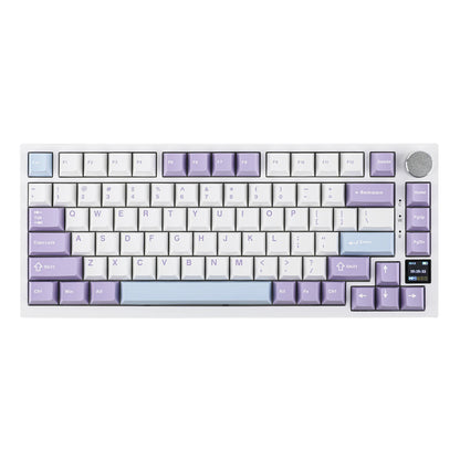 Ajazz AK820 Pro 75% Gasket-mounted Bluetooth 5.1/2.4G Wireless & Wired Mechanical Keyboard with TFT Screen for Gaming