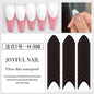 French Nail Art Sticker Crescent Smile Line French Pattern V-shaped Nail Decoration Decals