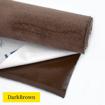 20x30-100*143cm Synthetic Leather Self-adhesive Fabric Suede Adhesive Fabrics By Meter Car Interior Door Velvet Cloth DIY Trims