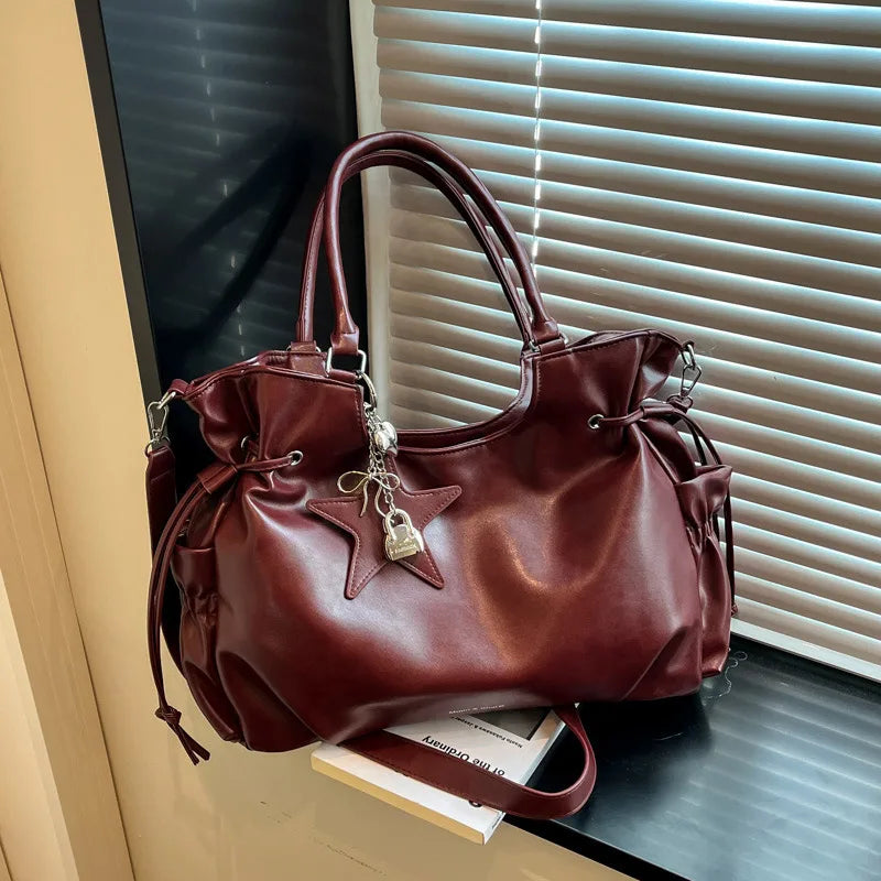 Fashionable Brand Design Tote Bag New Retro Shoulder Bag Casual Large-capacity Crossbody Bags Light Luxury High-end Women's Bags