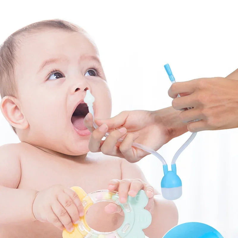 Mouth Suction Nasal Aspirator for Baby Infant Cleaning Nose Inhaler Nasal Mucus Clean Pipe Anti-reflux Nasal Aspirator