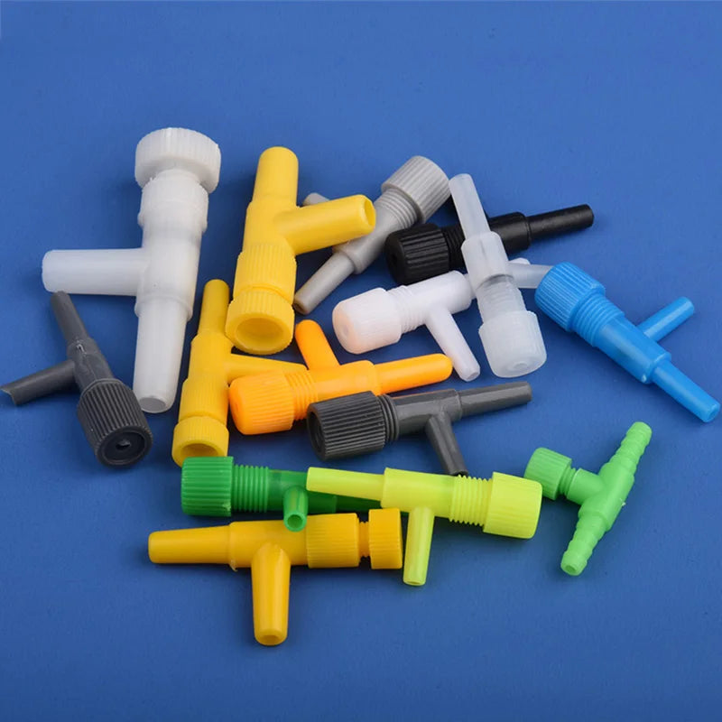 5/10/20pcs Aquarium Air Flow Control Valve Tap Fish Tank Air Water Flow Regulator Hose Connector Control Valve Oxygen Tube
