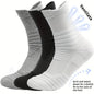3pairs/Lot Men's Socks Compression Stockings Breathable Basketball Sports Cycling Socks Moisture Wicking High Elastic Tube Socks