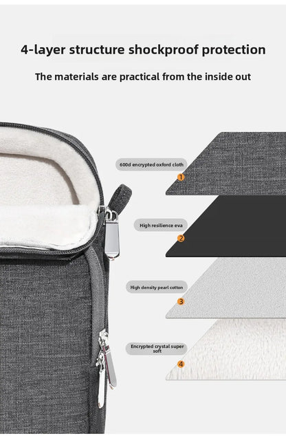 Laptop Bags 13 14 15 16 inch Notebook Bag for MacBook Air Pro M1 M2 M3 M4 Computer Handbag Briefcase Women Men Work Sleeve Bag