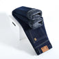 Winter Warm Fleece Jeans Men's Thick Thermal Casual Straight Denim Pants Male Business Work Stretch Trousers New Clothing