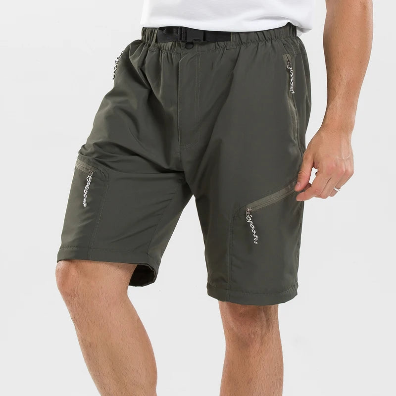 Summer Detachable Quick Dry Cargo Pants Men Waterproof Active Multifunction Pockets Outdoor Long Trousers Casual Pants