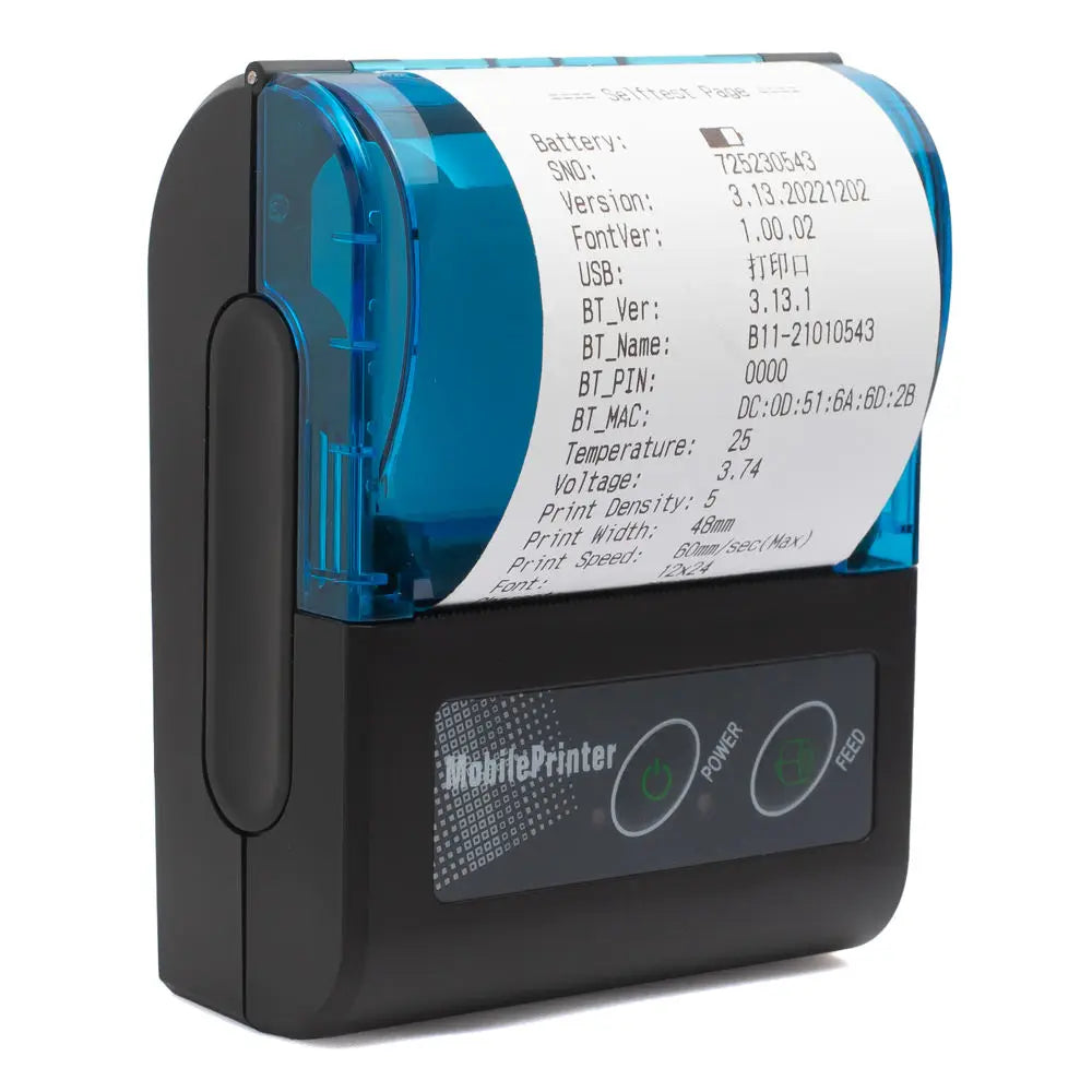 58mm Mini Portable Thermal Printer Receipt Mobile Wireless Bluetooth Ticket Bill Printer For Printing Labels/Tickets Receipt