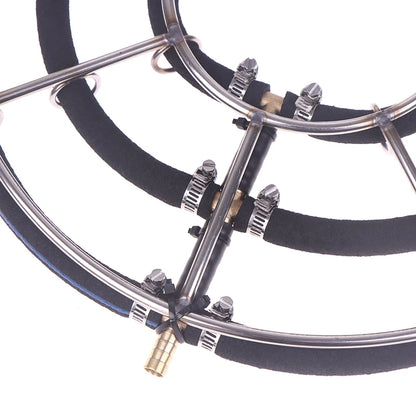 1Pc Stainless Steel Koi Fish Pond Oxygenation Aquarium Supplies Nano Aeration Disc Fish Pond Seafood Pond Oxygen Plate
