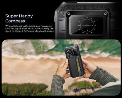 [Ship from DE] HOTWAV Hyper 7 Pro 5G Rugged Phone 200MP Android 14 6.6'' 120Hz Smartphone 36(16+20)GB 256GB 10800mAh Cell Phone
