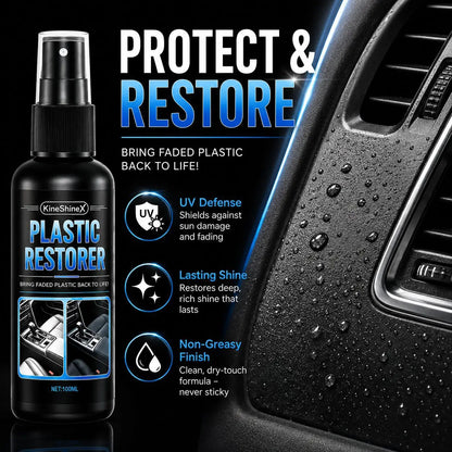 Automotive Plastic Refurbishment Brightening Agent, UV Protective Gloss Coating for Automotive Interior Plastic Repair