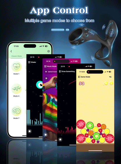 Vibrating 360°Twisting Cock Ring Sex Toys for Women Adult Couples G-spot Clitoral Stimulator Penis Ring for Men Dick Vibrator 18