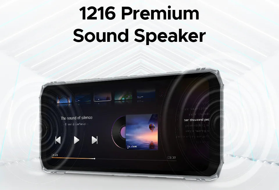 DOOGEE Blade10 Ultra Energy Rugged Phone Gemini AI 10.7mm Ultra-thin 6150mAh Battery Android 15 Widevine L1 Smartphone NFC