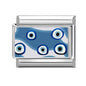 Fashion Blue NO.8 Ball Panda Elephant Cat Flower Italian Charms Fit 9mm Stainless Steel Women Fashion Bracelet DIY Jewelry Gifts