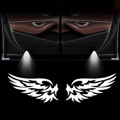Car Angel Wings Projector Light LED Door Lamp For Audi A3 8P 8V A4 B8 8P A1 A5 A6 A7 A8 Q3 Q5 Q7 Q8 Sline TT S3 S4 S5 S6 S7 S8