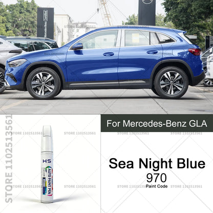 Car Paint Repair Pen Touch Up Scratch Remover DIY Auto Accessories For Mercedes-Benz GLA Jewel Blue Polar White Rose Gold Red