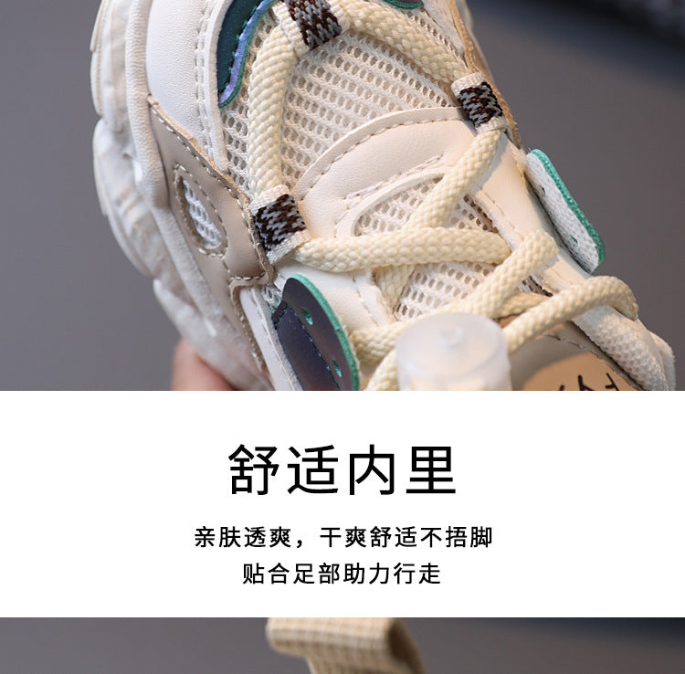 Size 21-36 Baby Toddler Shoes For Boys Girls Breathable Mesh Little Kids Casual Sneakers Non-slip Children Sport Shoes tenis