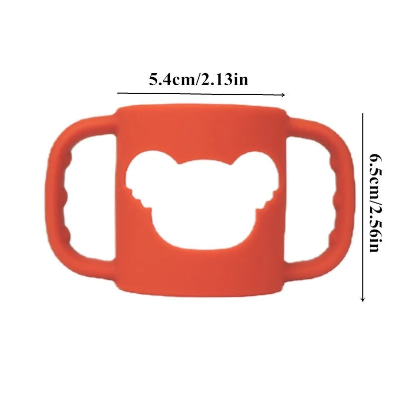 Classic Feeding Bottle Handles Soft Compatible Silicone Baby Nursing Bottles Handles Easy to Carry Handles for Hegen Bottle Size