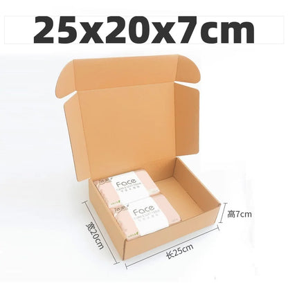10pcs Shipping Boxes Cardboard Corrugated Mailer Boxes for Packaging Craft Gifts Giving Products for Small Business