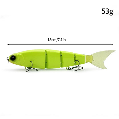 11.5cm/18.5g Balam Glide Bait Catfish Joint Giant Hard Bait Swimbait for Pike Bass Saltwater Glide Bait Leurre De Pêche