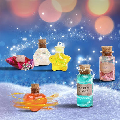 DIY Fairy Magical Potions Kit for Kids Potion Making Set Fairy Potion Bottles Craft Toy Science Set Magic Kits（24pcs)）