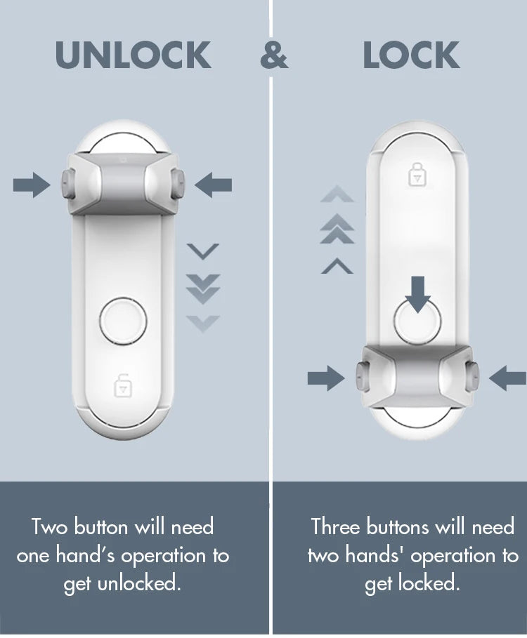 Dropshipping 1PC Door Lever Lock, Baby Proofing Door Handle Lock,Childproofing Door Knob Lock Easy to Install and Use