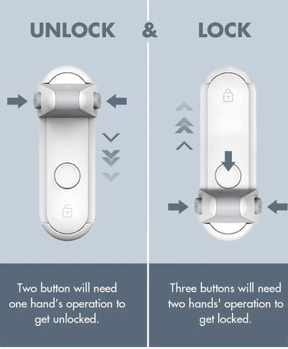 Dropshipping 1PC Door Lever Lock, Baby Proofing Door Handle Lock,Childproofing Door Knob Lock Easy to Install and Use