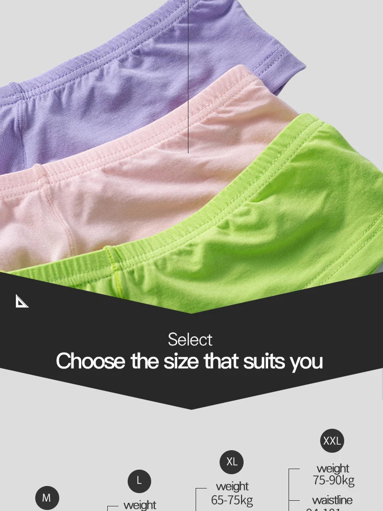 CMENIN Hot Sale Modal Gay Sexy Men's Panties Briefs Men Underpants Quick Dry Slip Jockstrap Underwear Man Brief Penis AD7211